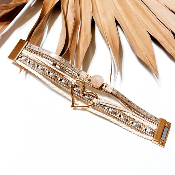 Boho statement bracelet S468 - Picture 2 of 3